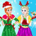 Elsa And Anna Christmas Day