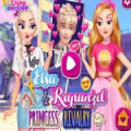 Elsa and Rapunzel Princes Rivalry