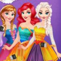 Frozen Elsa And Anna Rainbow Dress
