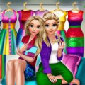 Frozen Elsa Sister Rainbow Fashion