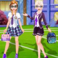 Frozen Sisters Back To School